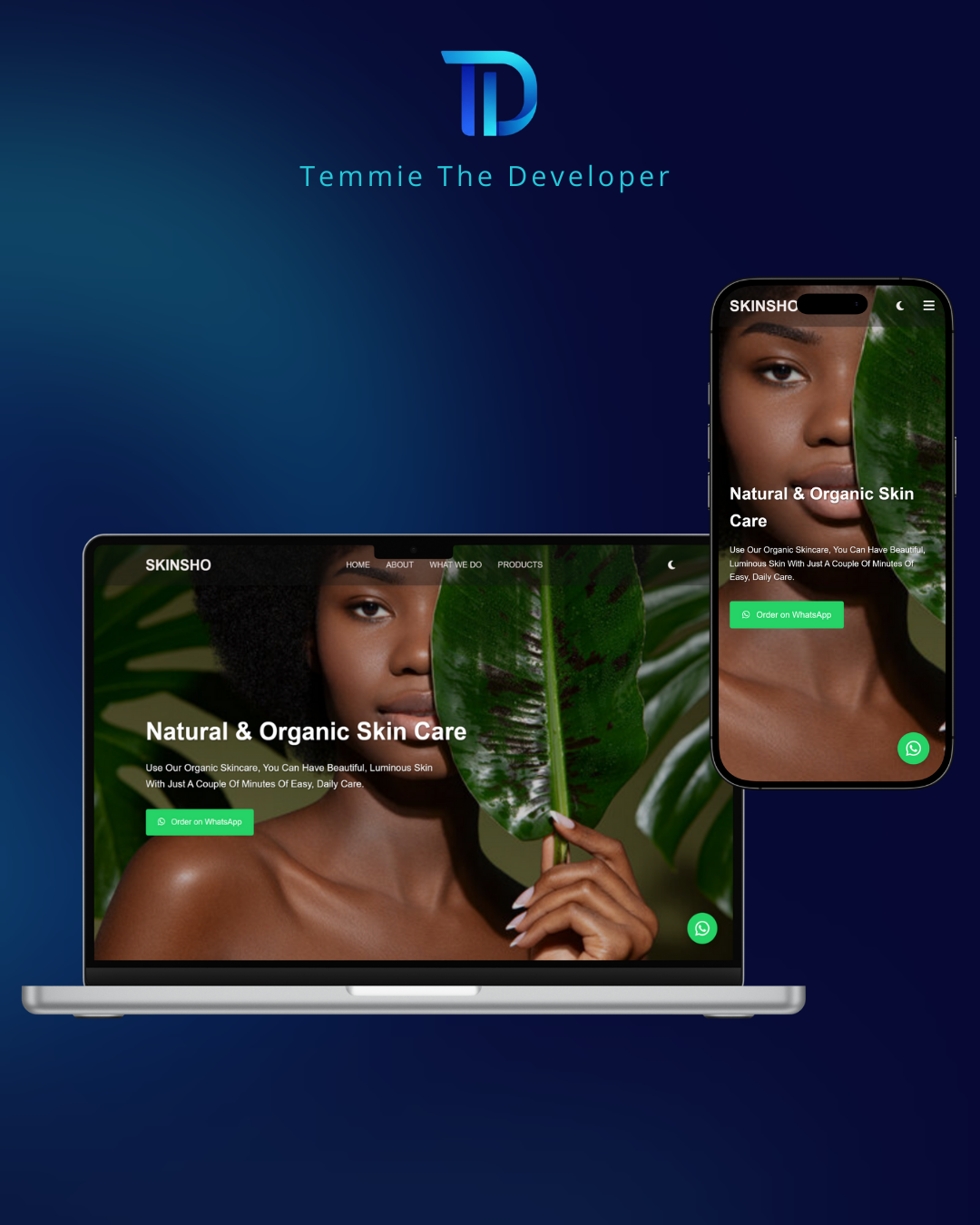 Skinsho skincare website